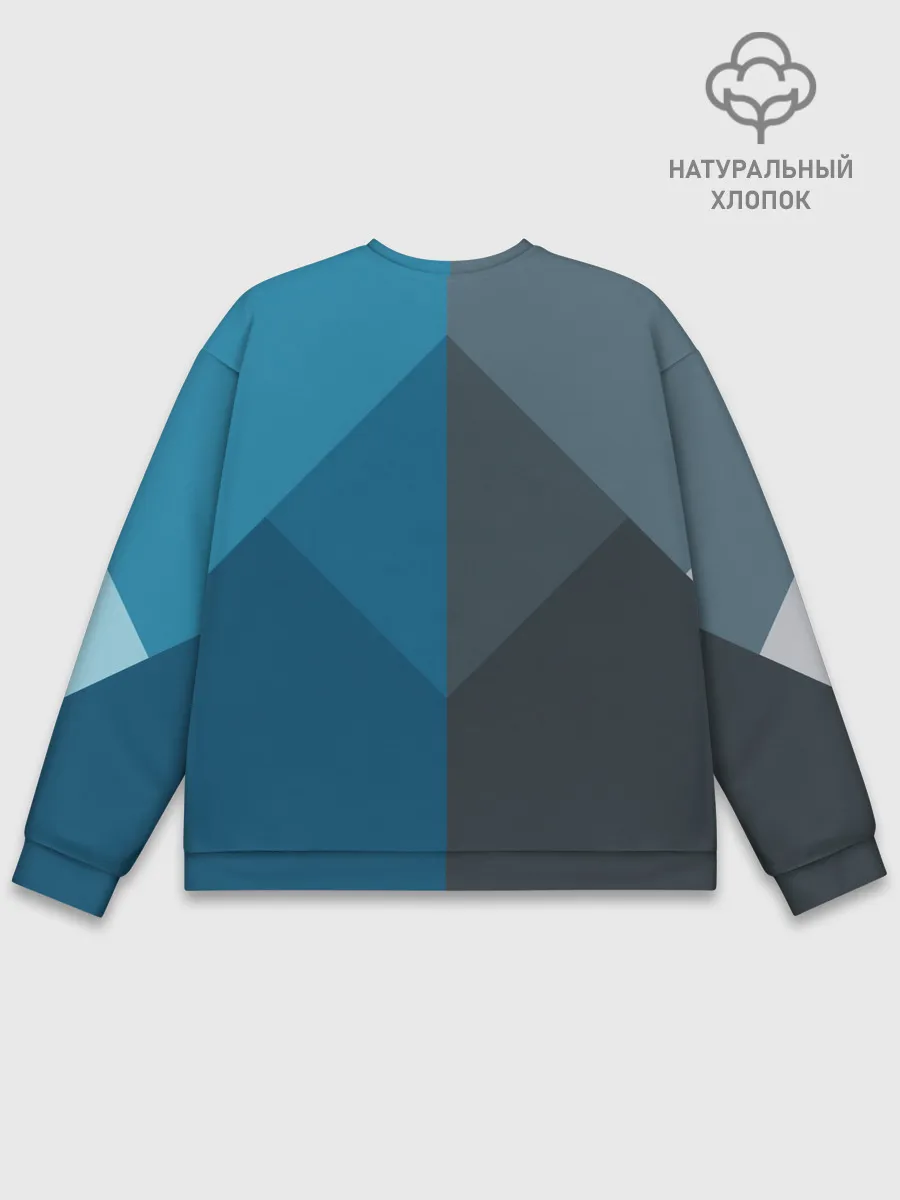 Мужской свитшот базовый / Геометрия