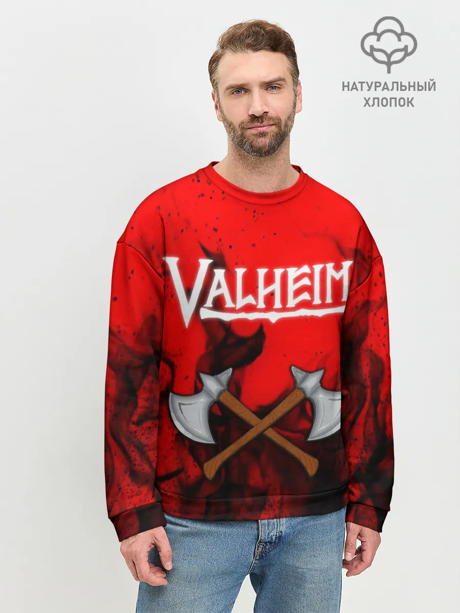 Мужской свитшот базовый / VALHEIM