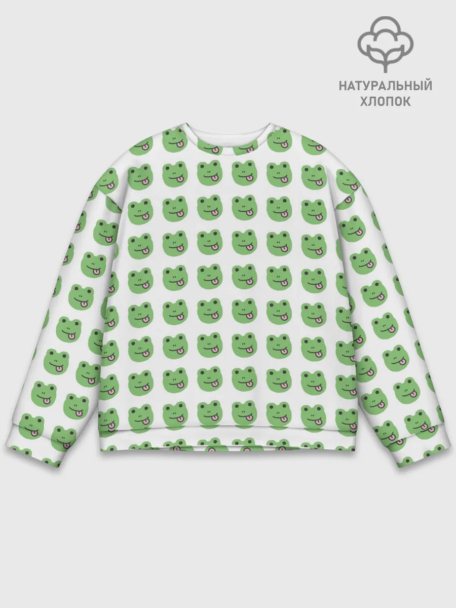 Мужской свитшот базовый / лягушки