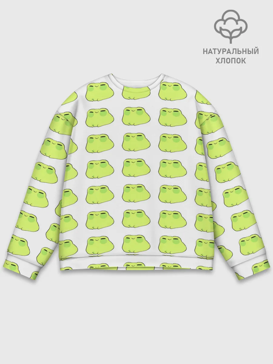Мужской свитшот базовый / лягушечки