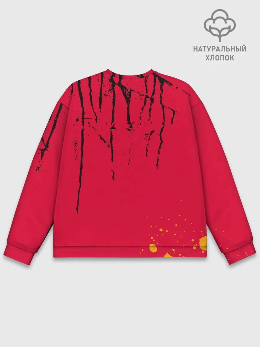 Мужской свитшот базовый / Токийский гуль рогатый