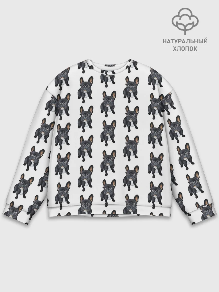 Мужской свитшот базовый / Бульдожки