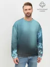 Мужской свитшот базовый / Водяные свечения