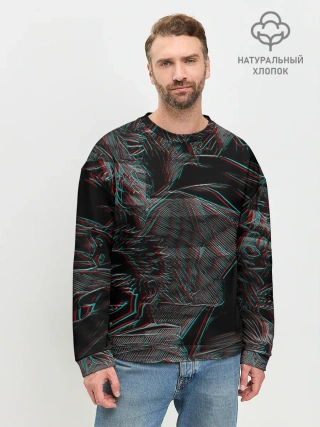 Мужской свитшот базовый / Jujutsu Kaisen | Glitch