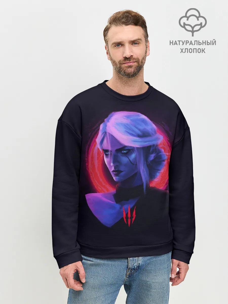 Мужской свитшот базовый / Цири | Ведьмак