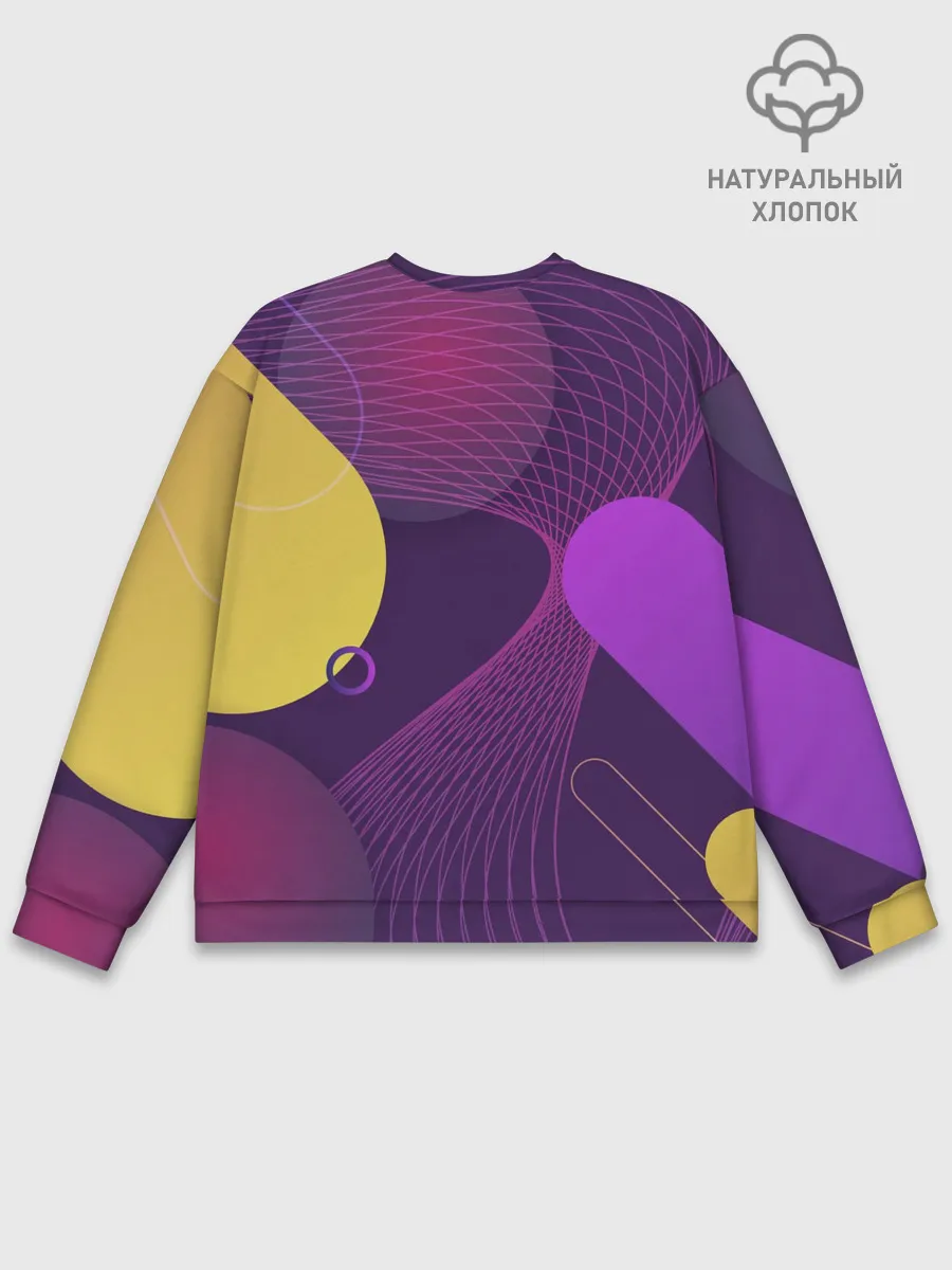 Мужской свитшот базовый / ГЕОМЕТРИЧЕСКИЕ ЛИНИИ