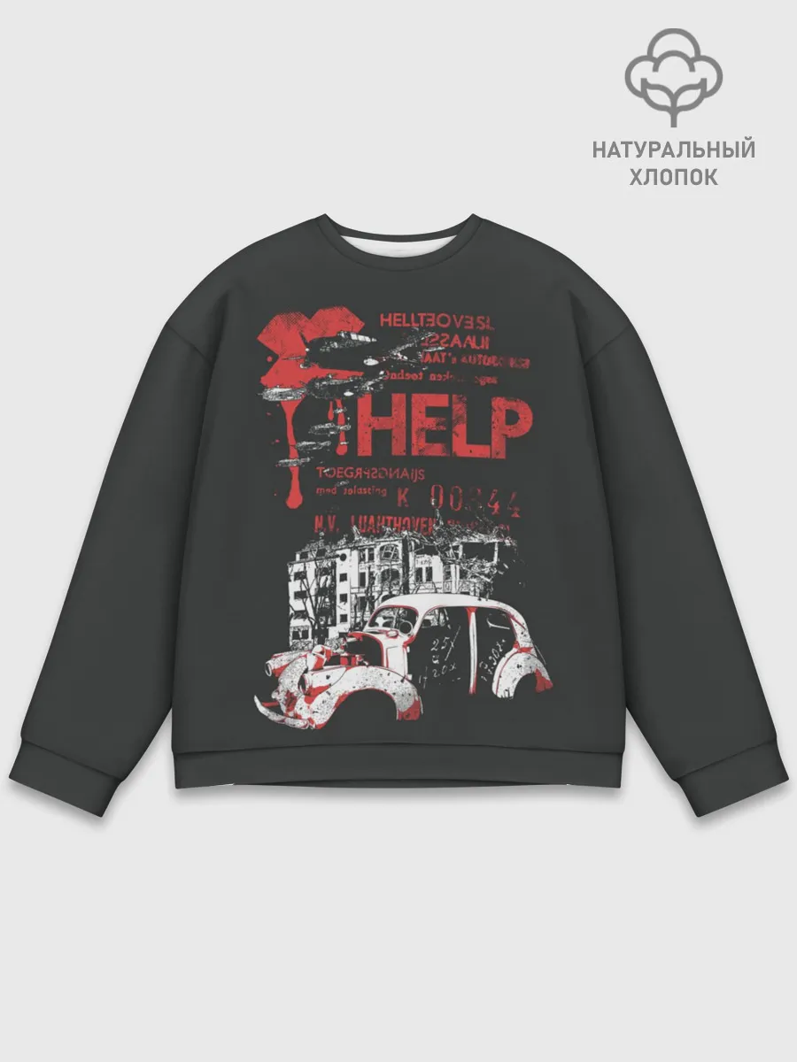 Мужской свитшот базовый / RETRO CAR