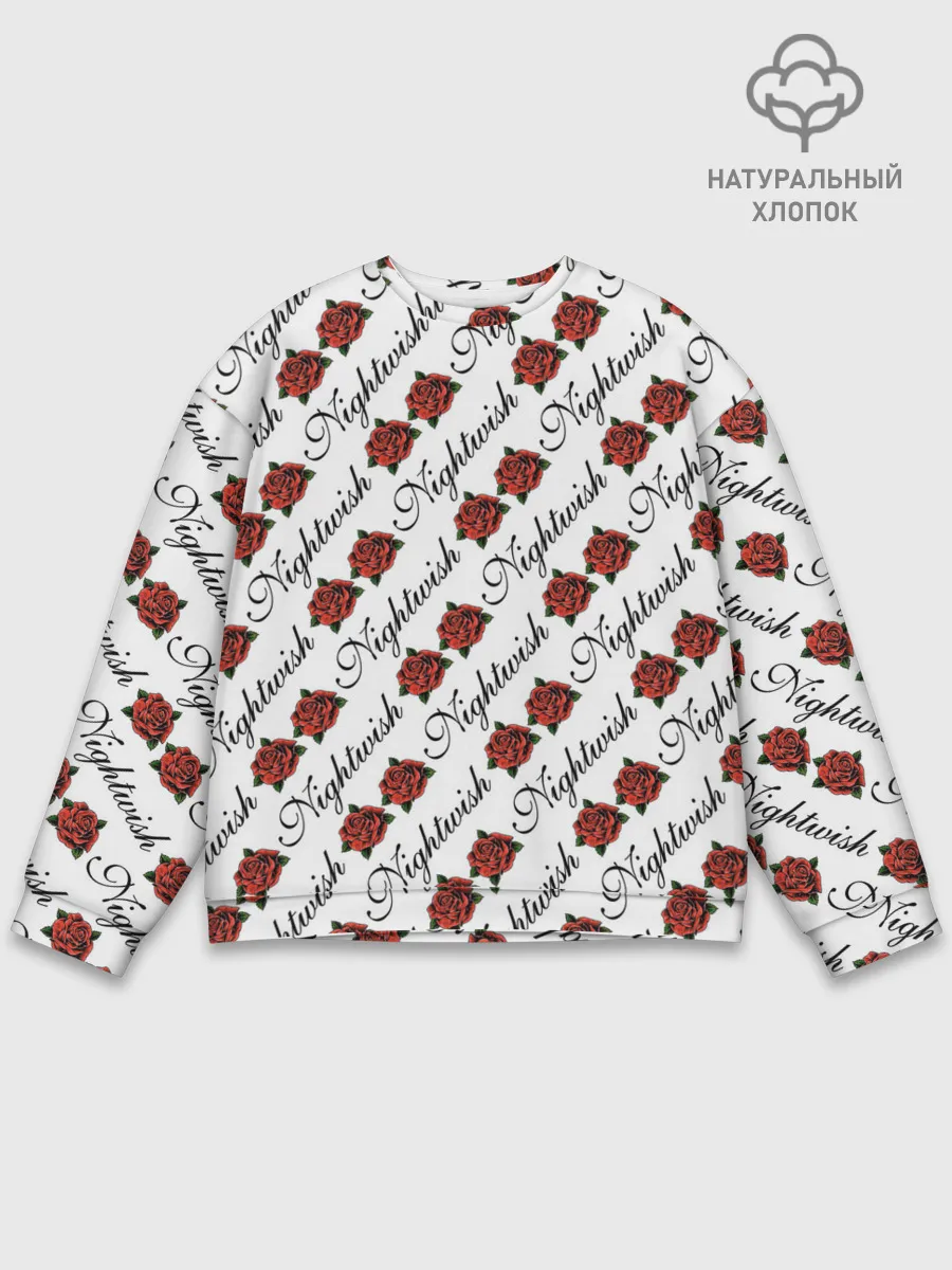 Мужской свитшот базовый / Nightwish Roses / Найтвиш