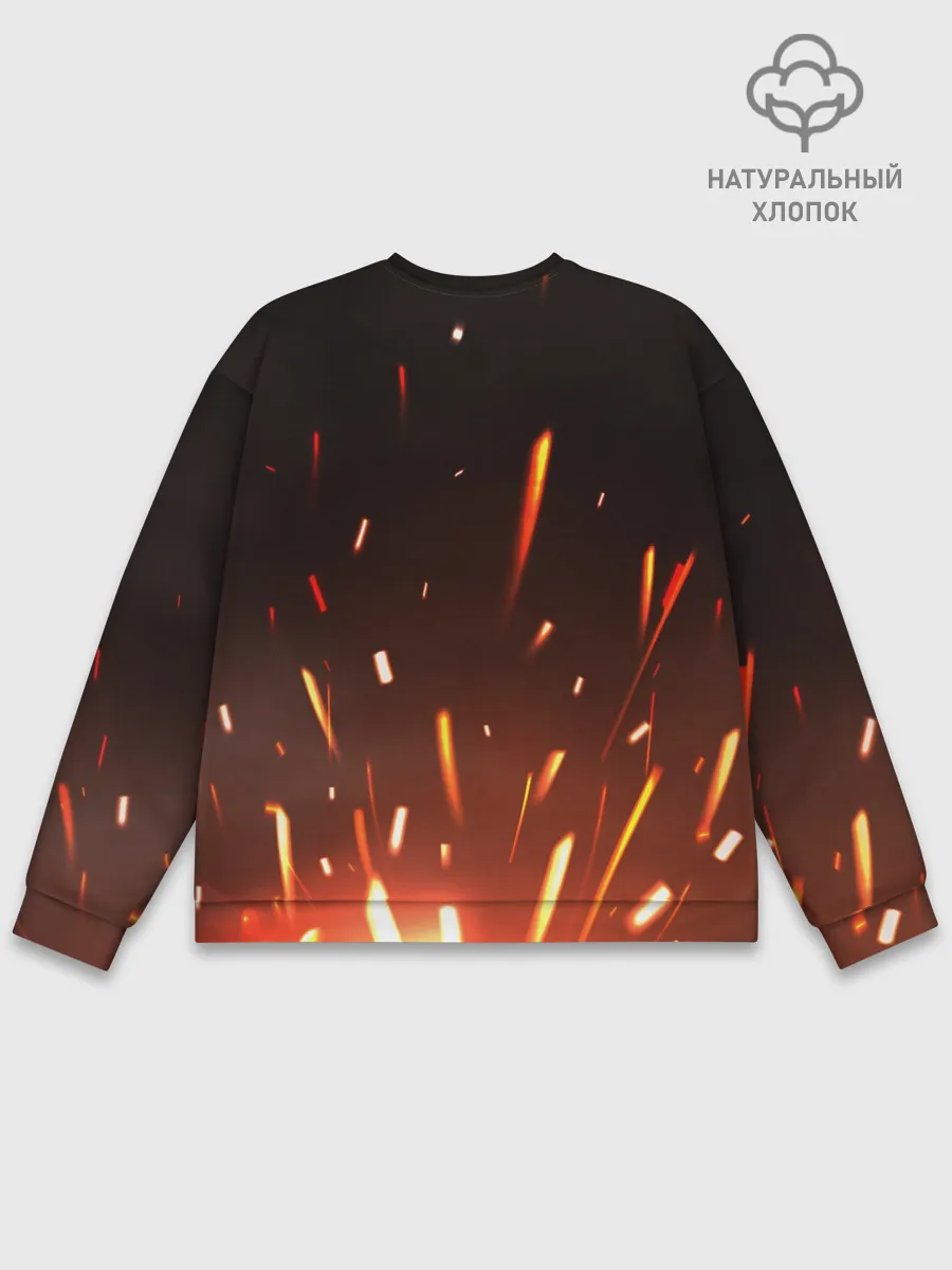 Мужской свитшот базовый / Скелет из Вальхейма