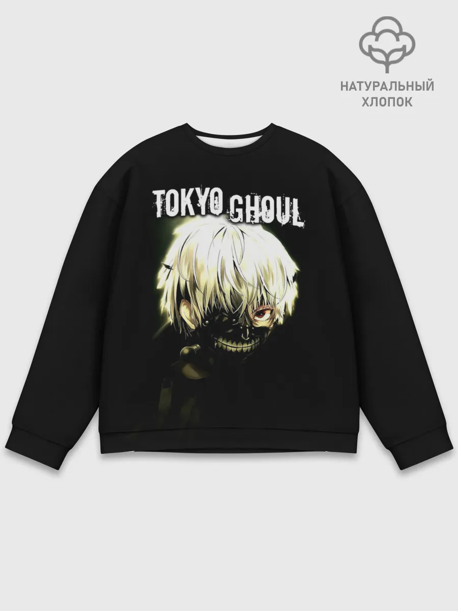 Мужской свитшот базовый / Канеки Кен выглядывает