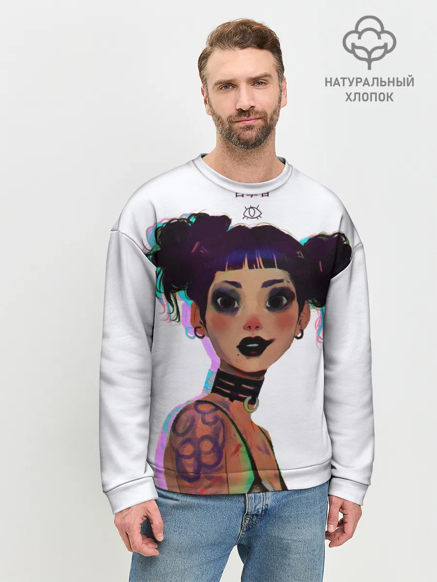 Мужской свитшот базовый / The Witness