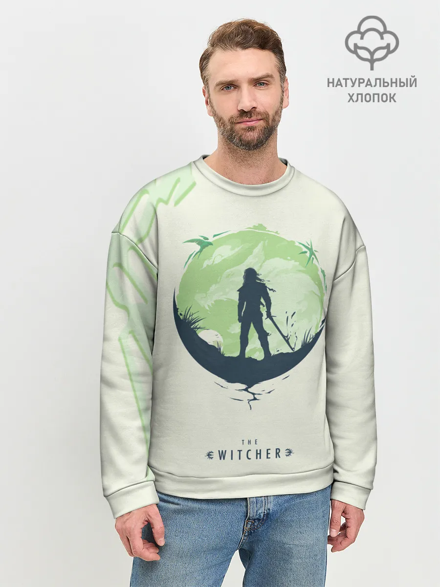 Мужской свитшот базовый / Школа волка