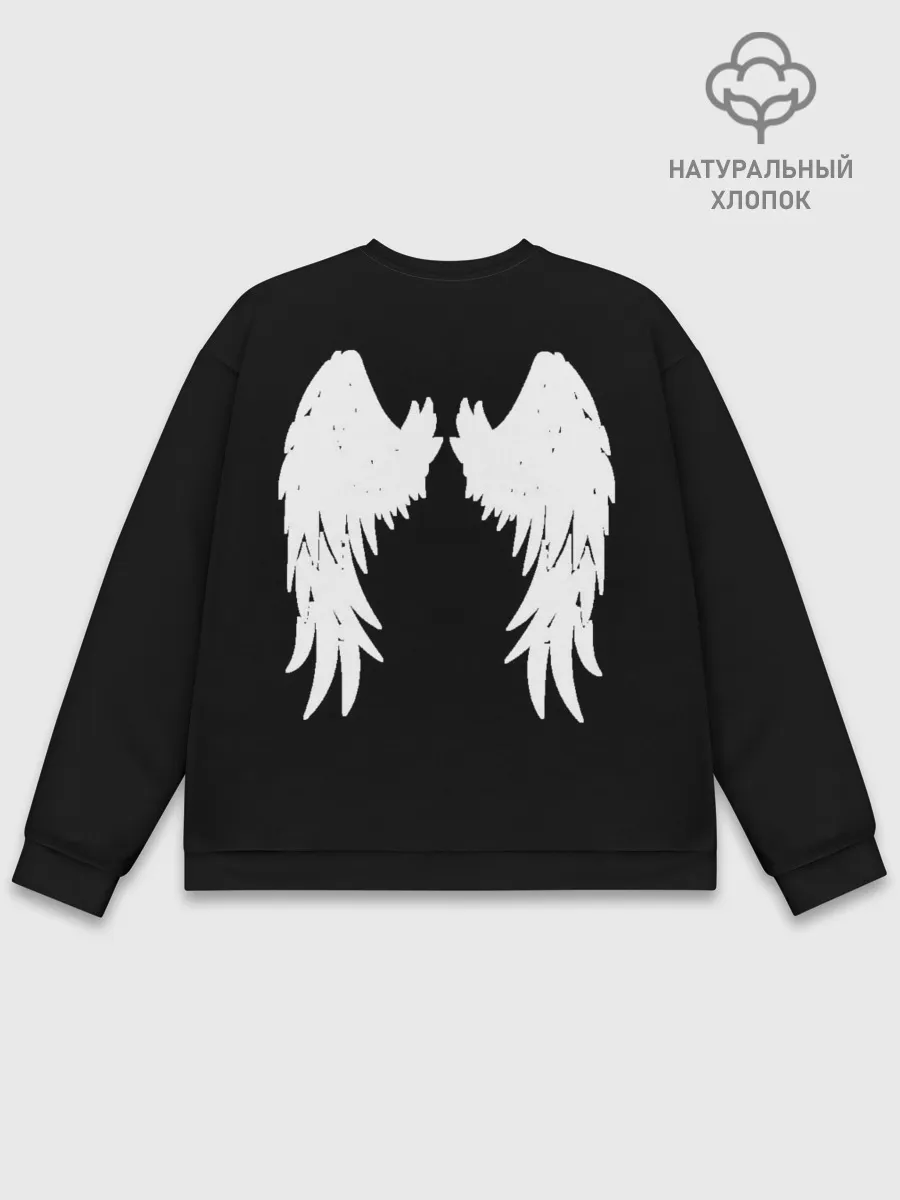 Мужской свитшот базовый / GOOD OMENS | БЛАГИЕ ЗНАМЕНИЯ