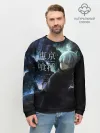 Мужской свитшот базовый / Токийский гуль ночной город