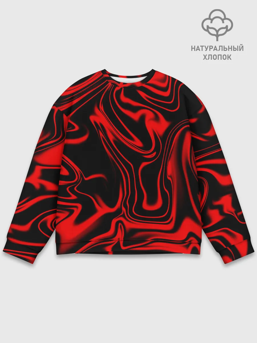 Мужской свитшот базовый / Жидкий градиент