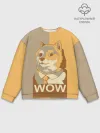 Мужской свитшот базовый / Doge Wow