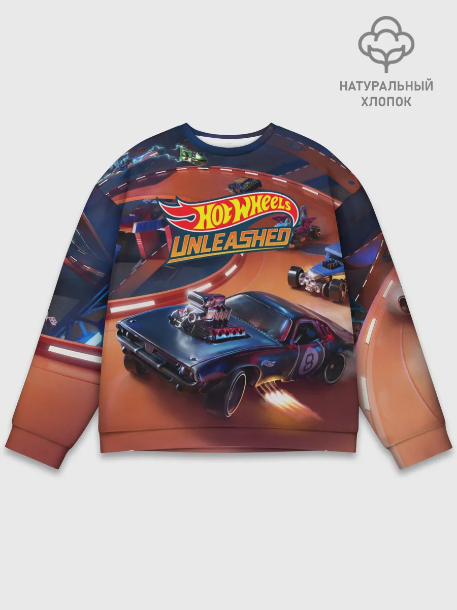 Мужской свитшот базовый / Hot Wheels Unleashed