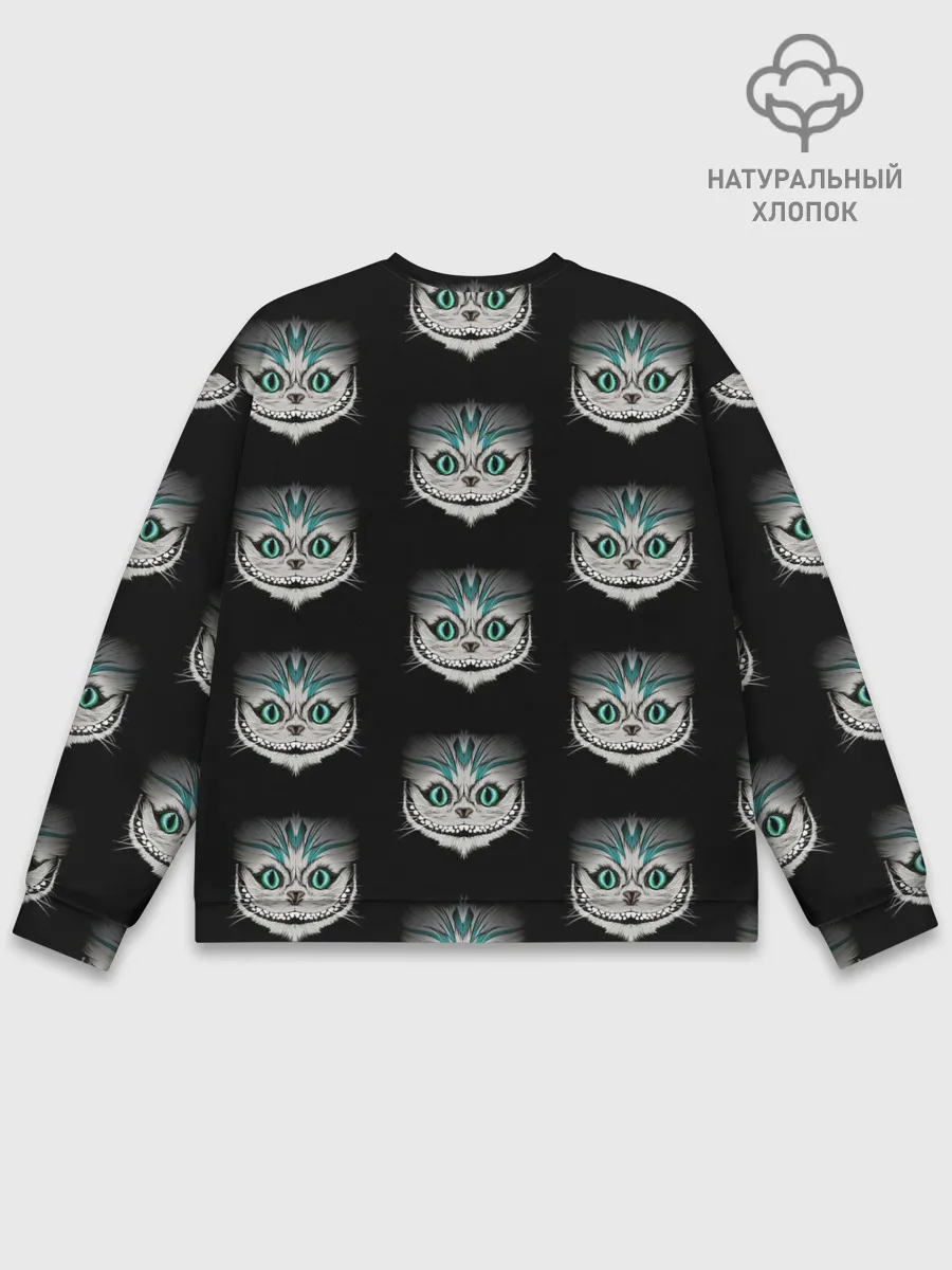 Мужской свитшот базовый / Чеширские котики