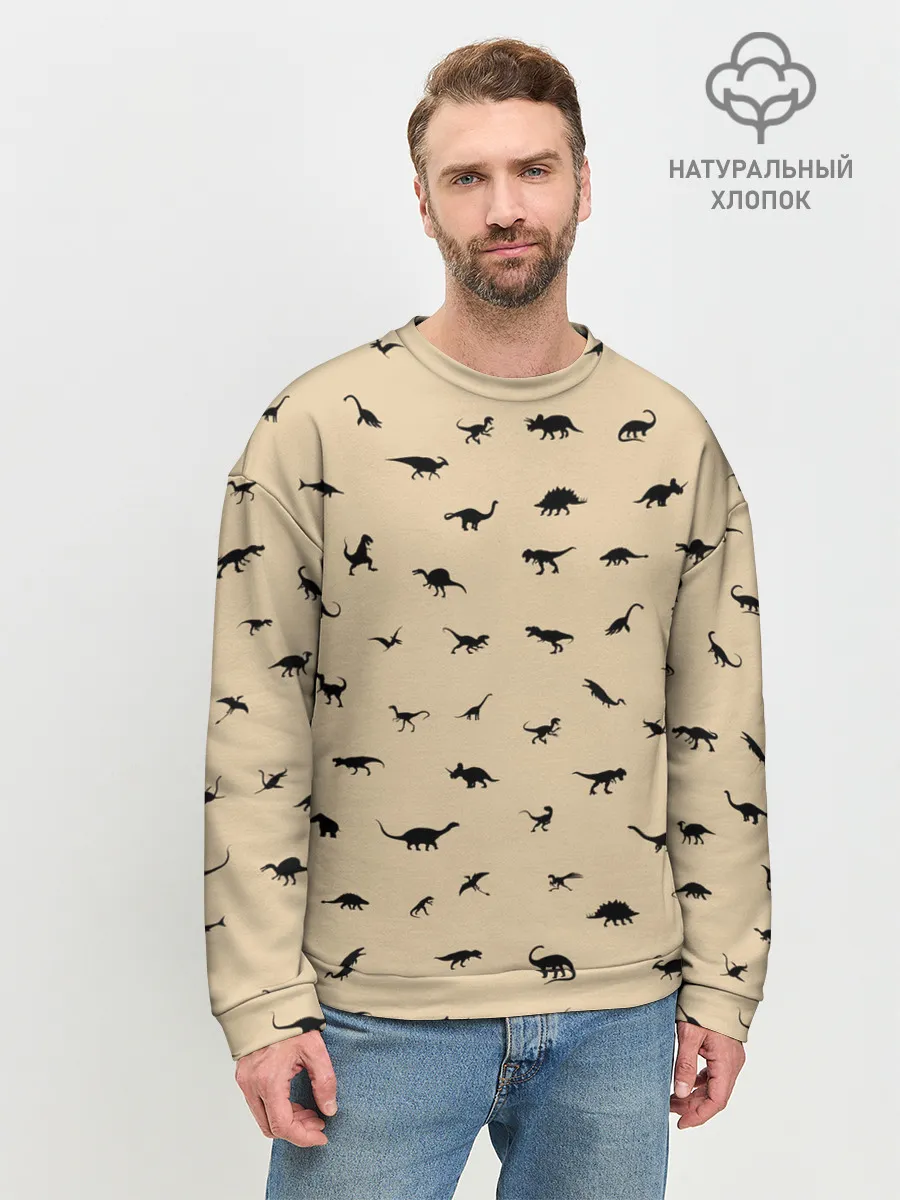 Мужской свитшот базовый / Dinoworld#2