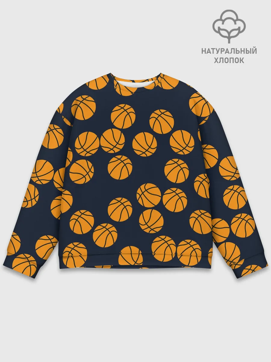 Мужской свитшот базовый / Баскетбольные мячи