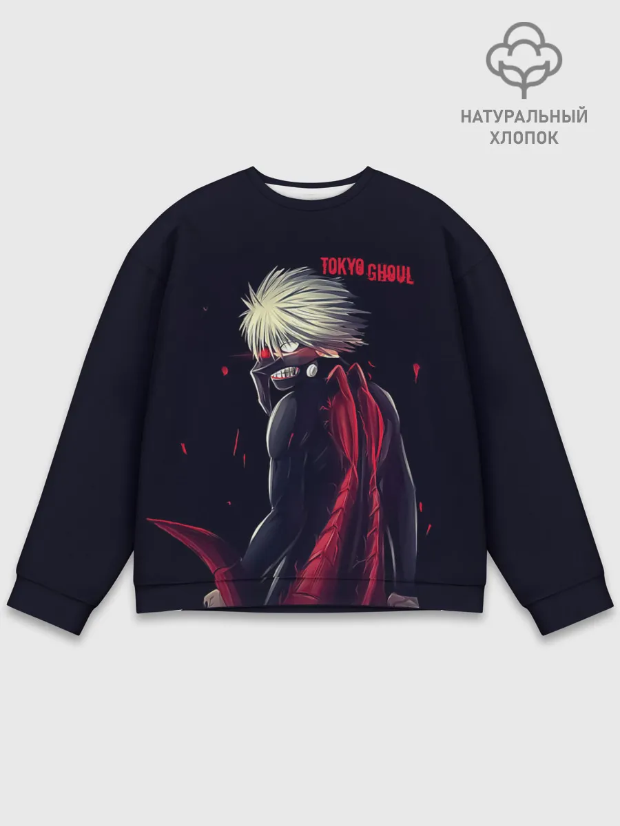 Мужской свитшот базовый / Какуджа | Токийский гуль
