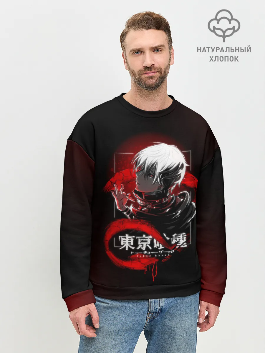 Мужской свитшот базовый / TOKYO GHOUL | ТОКИЙСКИЙ ГУЛЬ