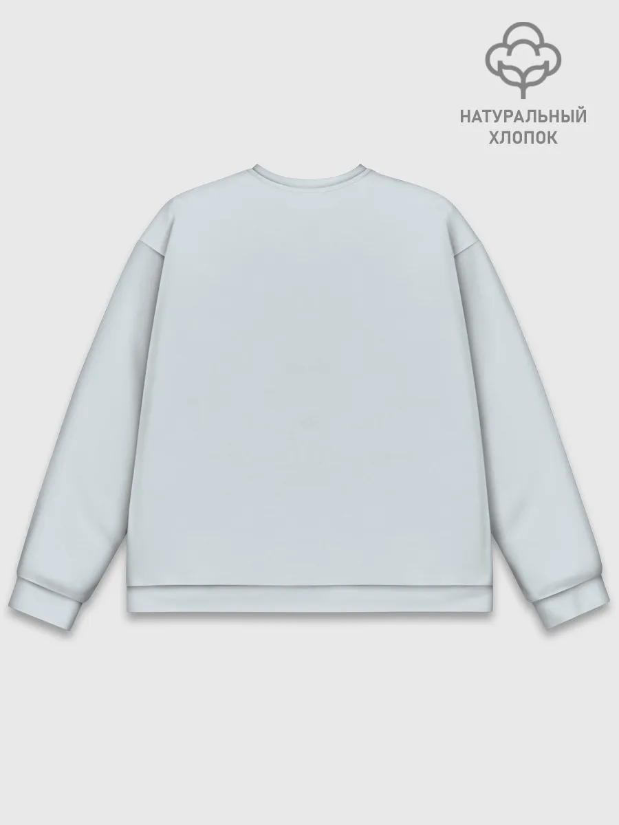 Мужской свитшот базовый / Рыжая лиса