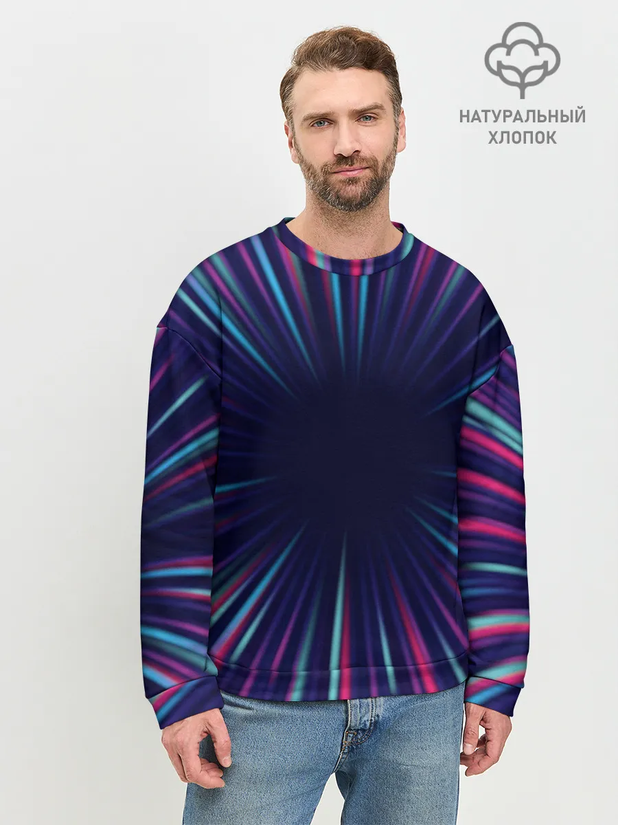 Мужской свитшот базовый / Вспышка Сверхновой