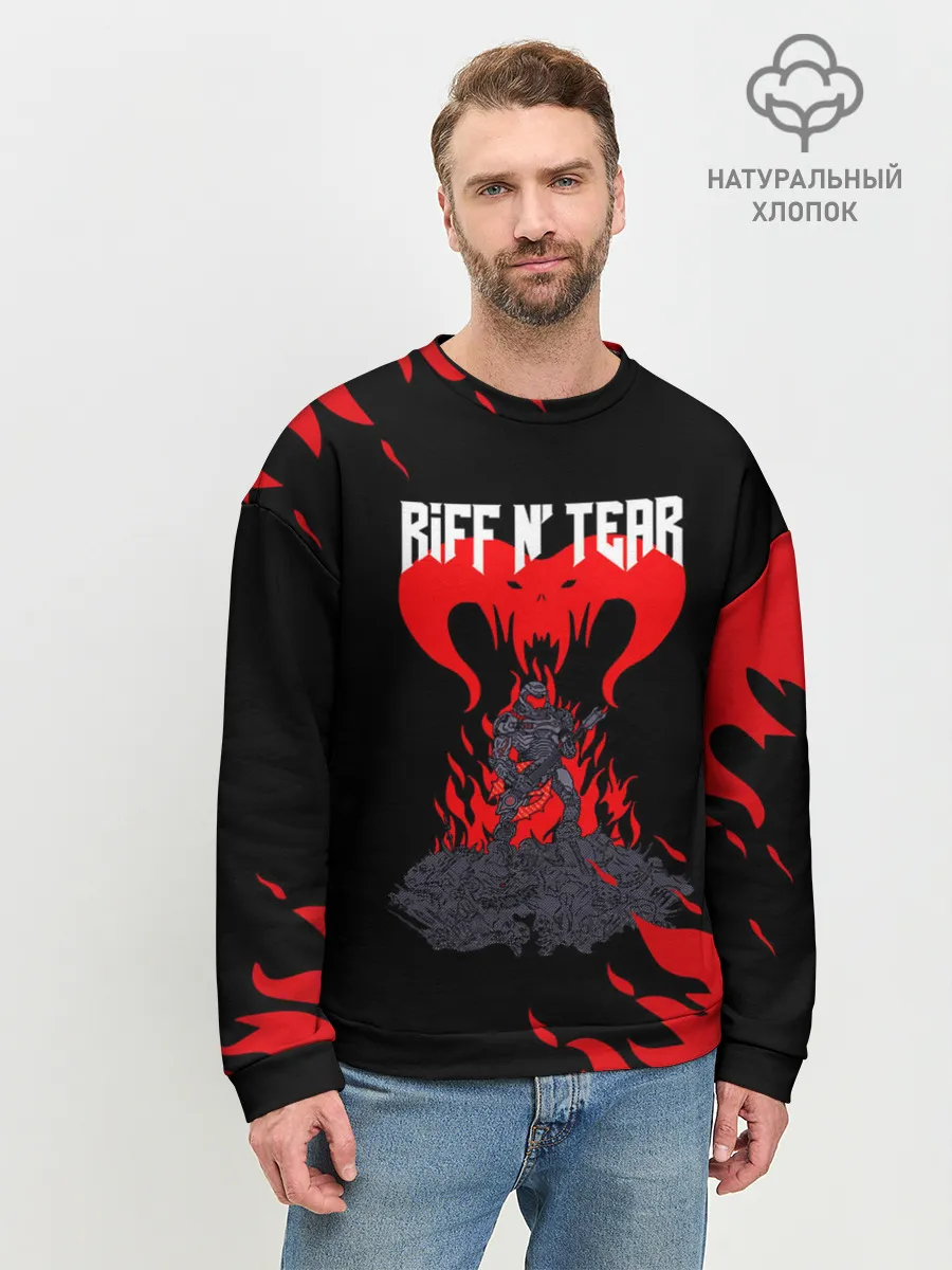 Мужской свитшот базовый / DOOM | ДУМ