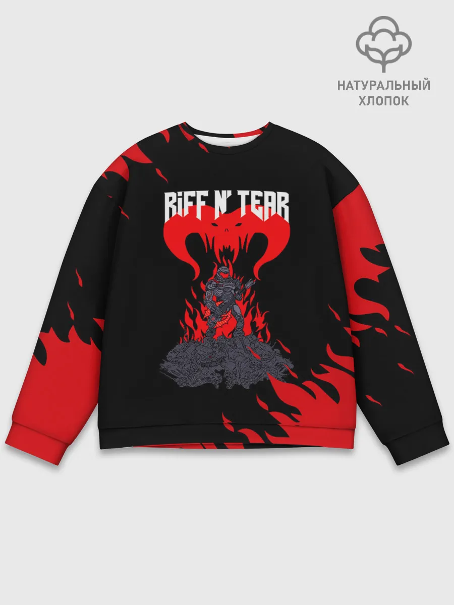 Мужской свитшот базовый / DOOM | ДУМ