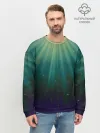 Мужской свитшот базовый / Сияние 3D