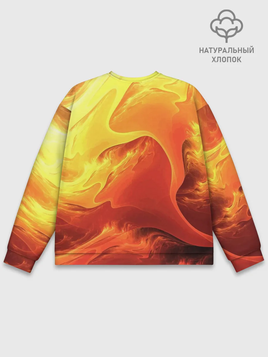 Мужской свитшот базовый / Шаман Кинг | Хао | Зик