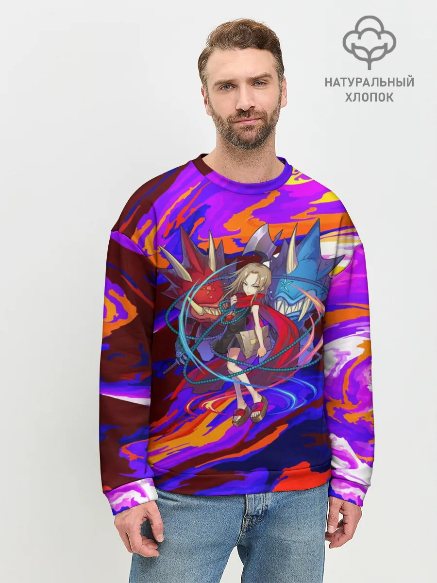 Мужской свитшот базовый / Шаман Кинг | Анна