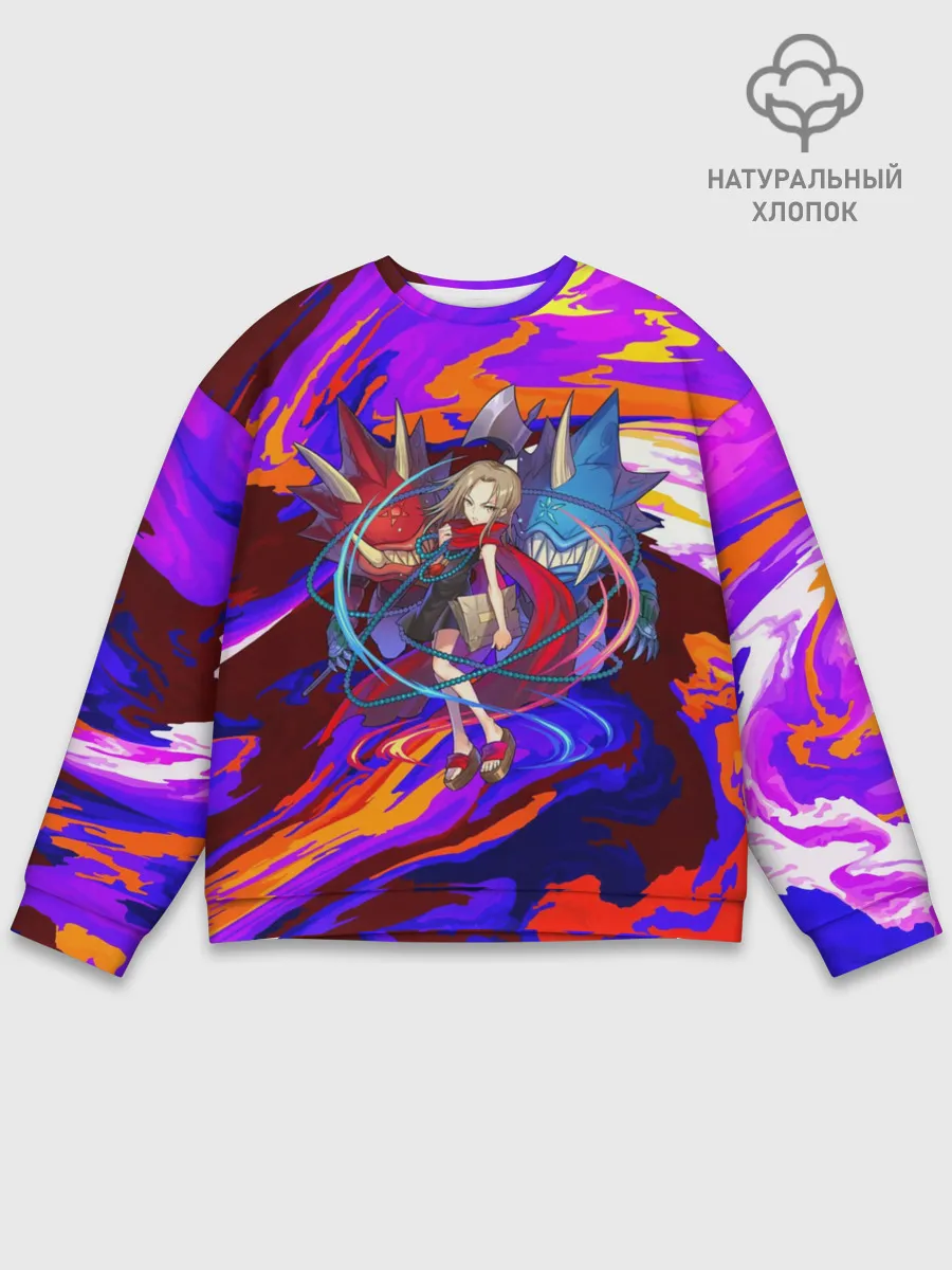 Мужской свитшот базовый / Шаман Кинг | Анна