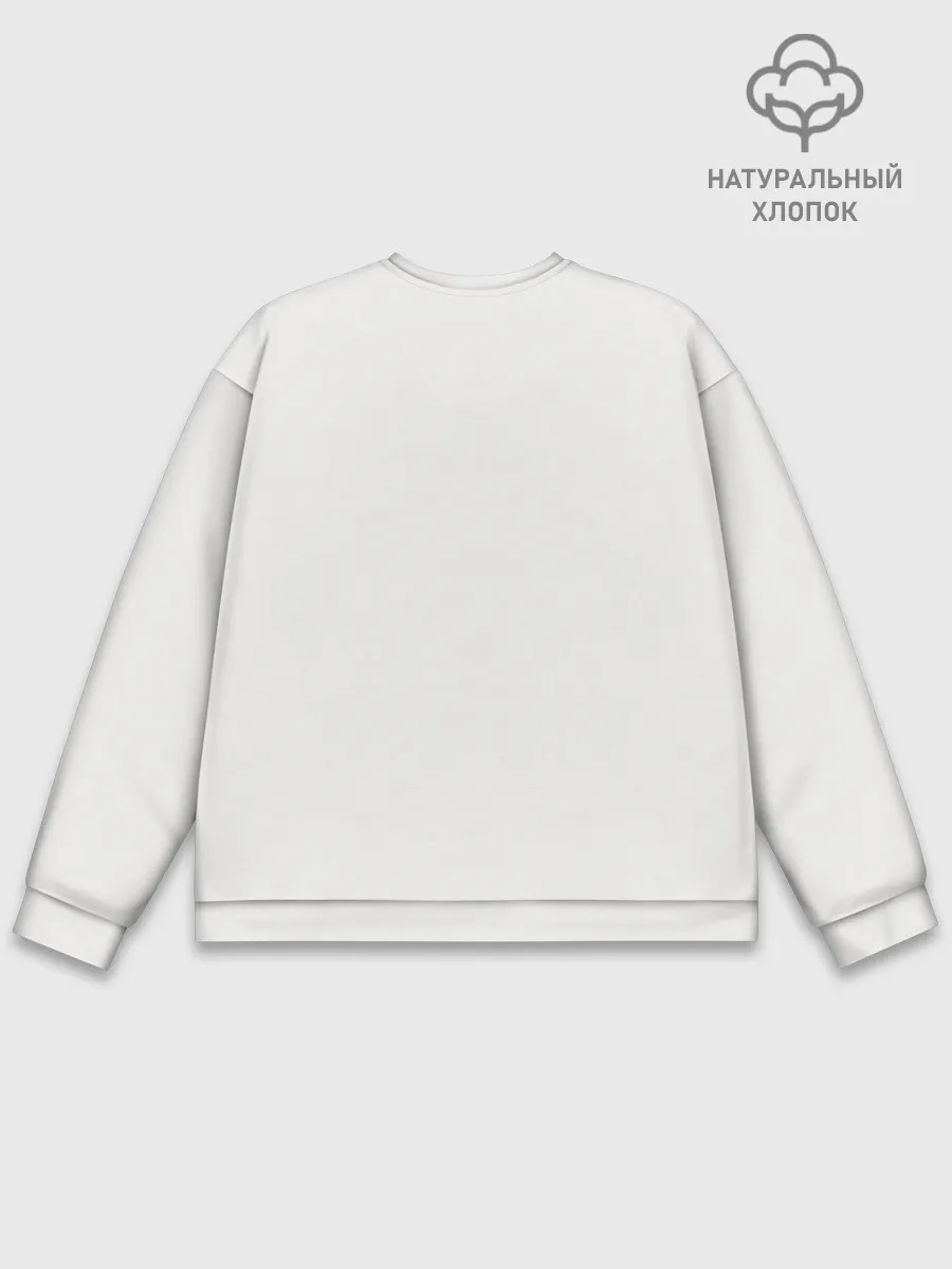 Мужской свитшот базовый / Котик