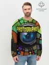 Мужской свитшот базовый / Фотограф и объектив