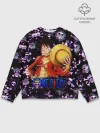 Мужской свитшот базовый / Луффи One Piece | Glitch