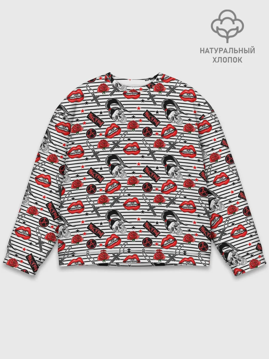 Мужской свитшот базовый / Rocknroll