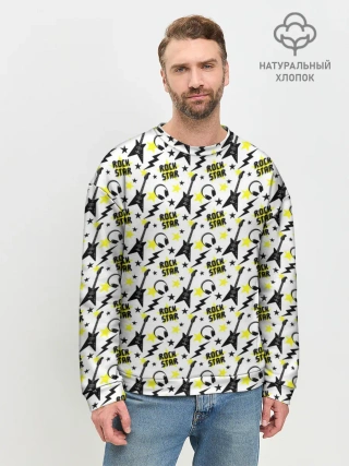 Мужской свитшот базовый / Rock Star