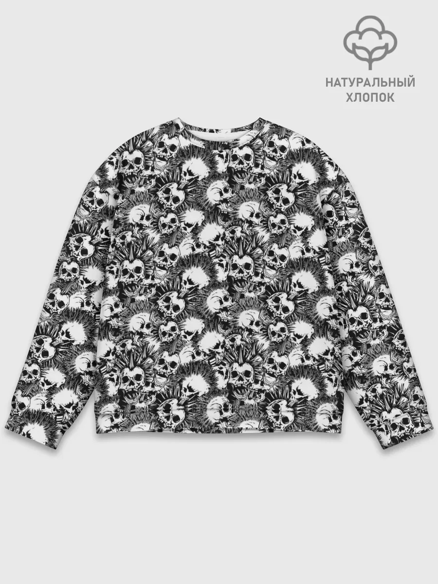 Мужской свитшот базовый / Punks not Dead