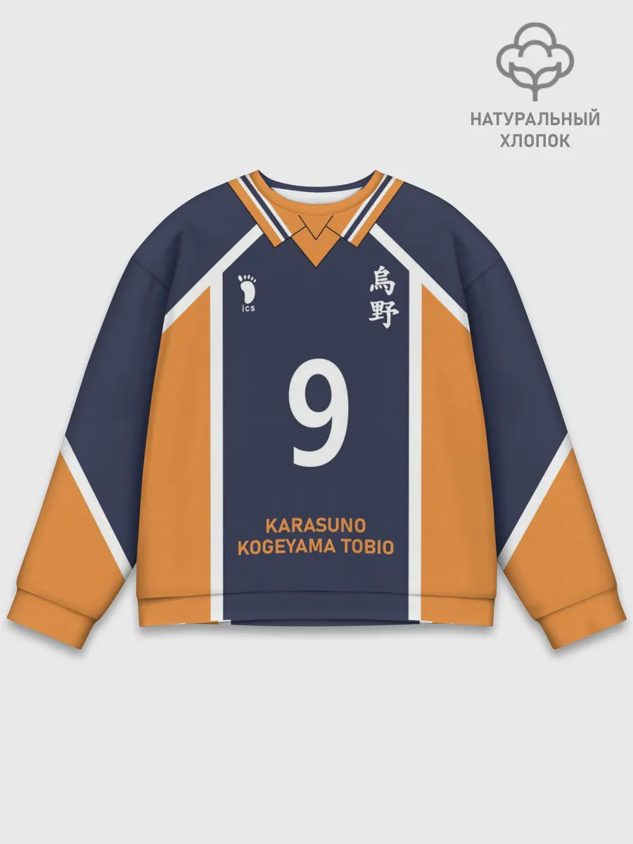 Мужской свитшот базовый / KARASUNO 9 | ФОРМА КАРАСУНО