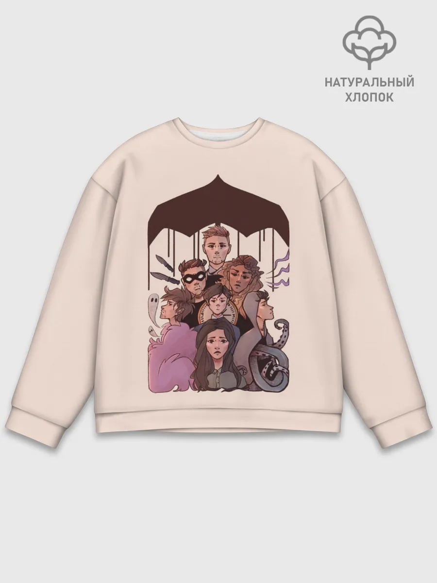 Мужской свитшот базовый / Семья вместе