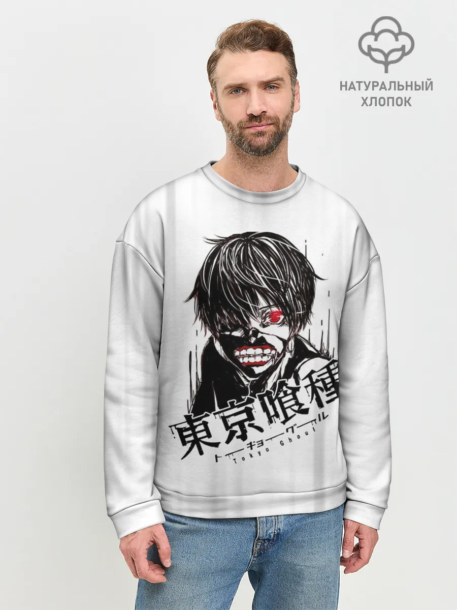 Мужской свитшот базовый / Токийский гуль грандж