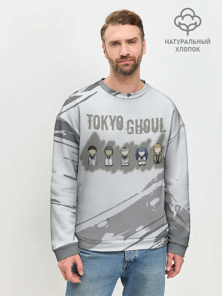 Мужской свитшот базовый / Персонажи Токийского Гуля