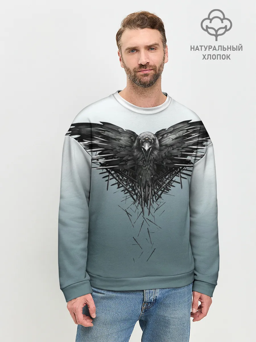 Мужской свитшот базовый / Crow