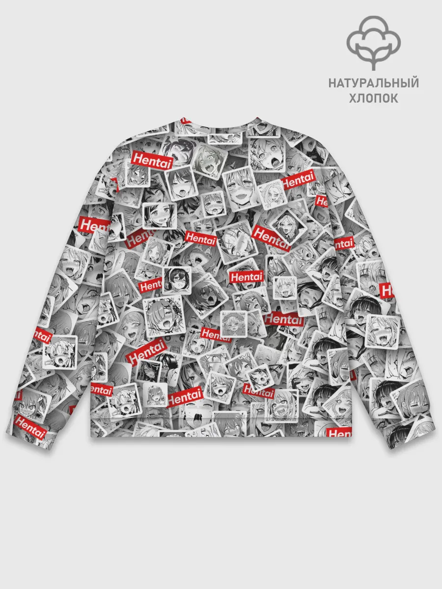 Мужской свитшот базовый / Hentai senpai