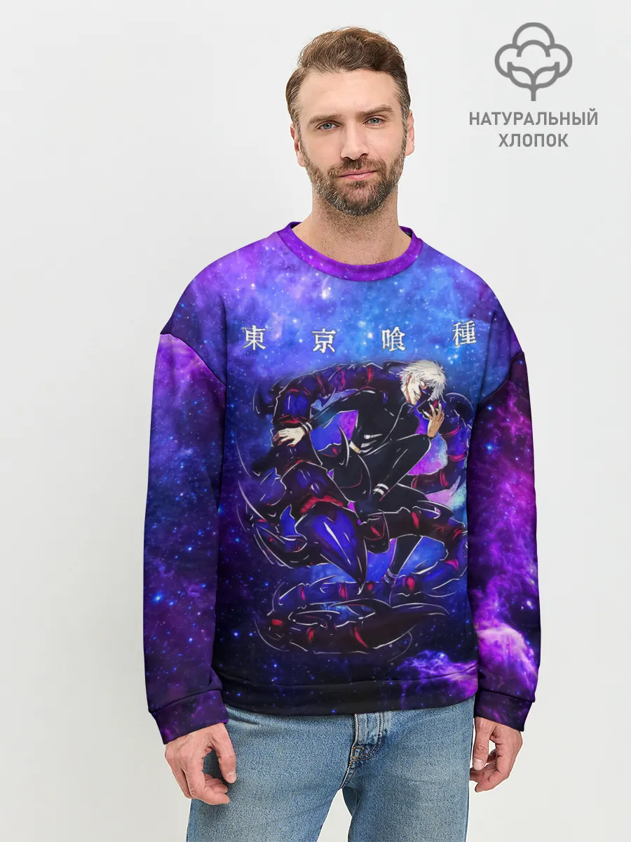 Мужской свитшот базовый / Какуджа | Токийский гуль