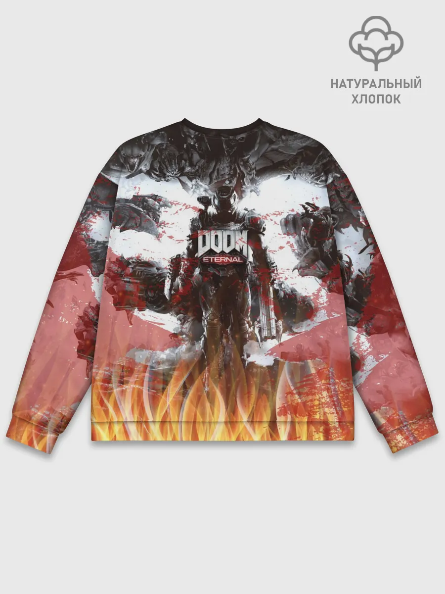 Мужской свитшот базовый / Doom Ethernal Ancient Gods