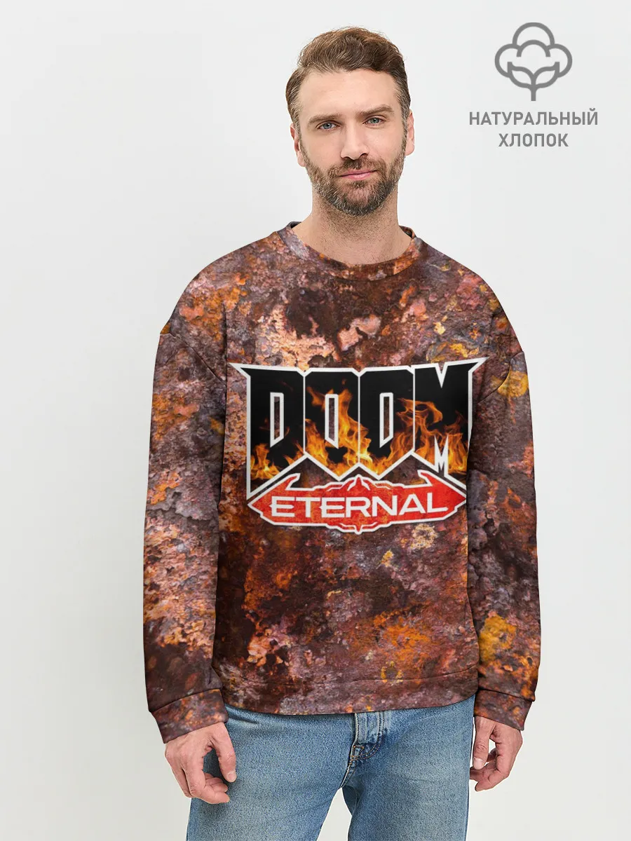 Мужской свитшот базовый / DOOM Eternal