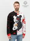 Мужской свитшот базовый / monokuma с молотком